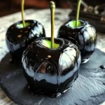 Poison Toffee Apples for Halloween