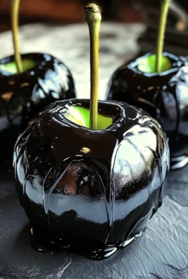 Poison Toffee Apples for Halloween