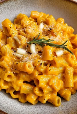 Roasted Pumpkin and Garlic Pasta