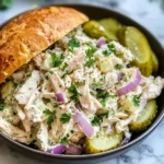 Savory Dill Pickle Chicken Salad
