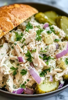 Savory Dill Pickle Chicken Salad