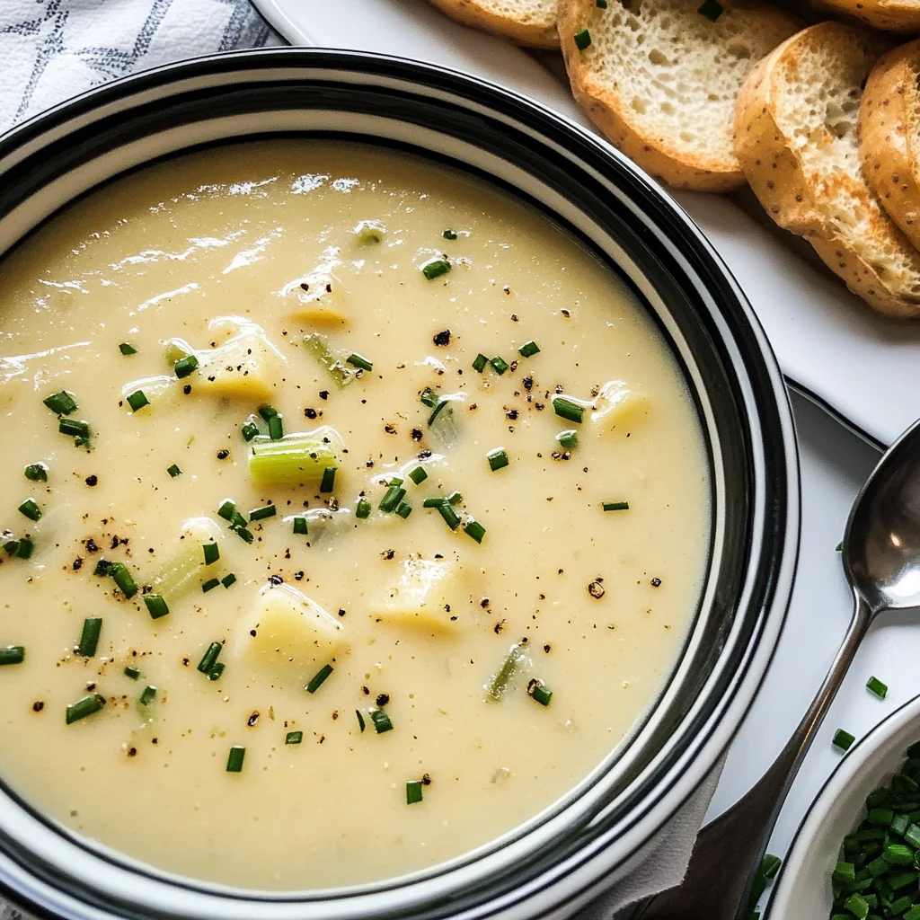 Slow Cooker Potato Leek Soup Recipe