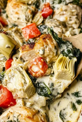 Spinach Artichoke Chicken Bake