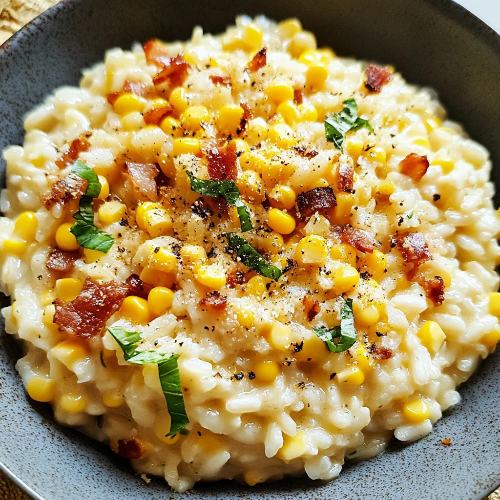Sweet Corn Risotto