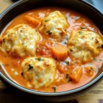 Tomato Dumpling Soup