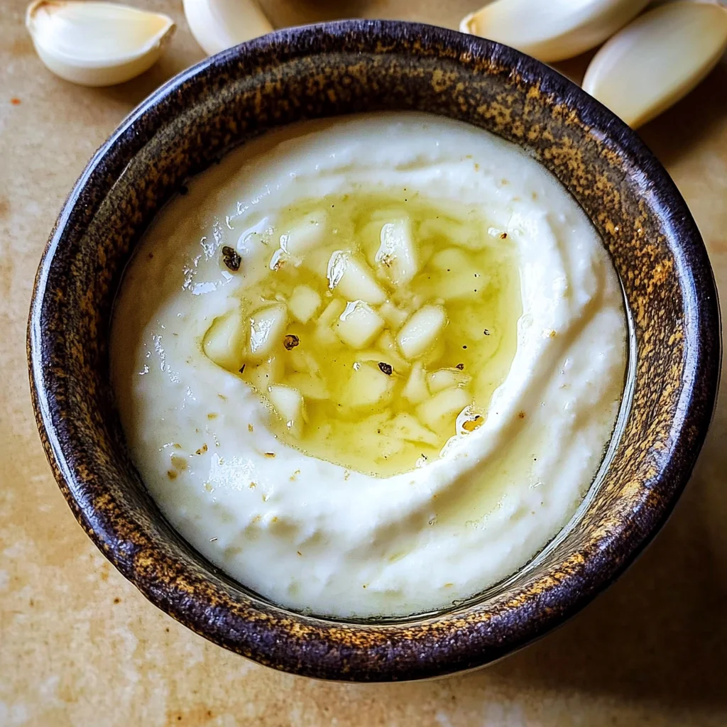 5-Minute Toum (NO Food Processor!)