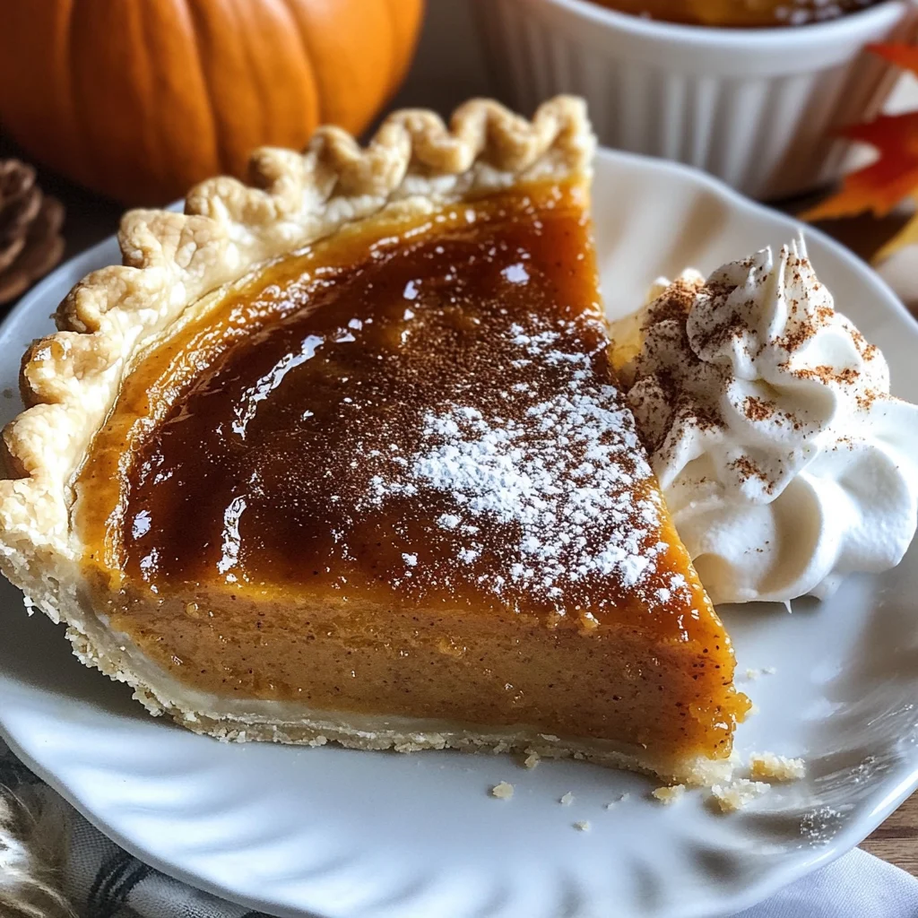Bourbon Brûlée Pumpkin Pie