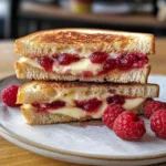 Brie & Raspberry Jam Grilled Cheese Sandwich