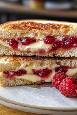 Brie & Raspberry Jam Grilled Cheese Sandwich