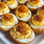 Cajun Style Fried Deviled Eggs