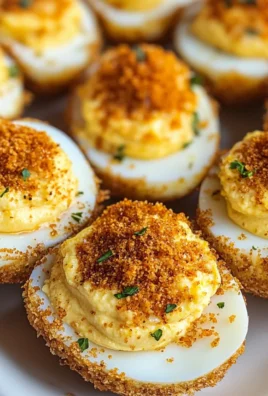Cajun Style Fried Deviled Eggs