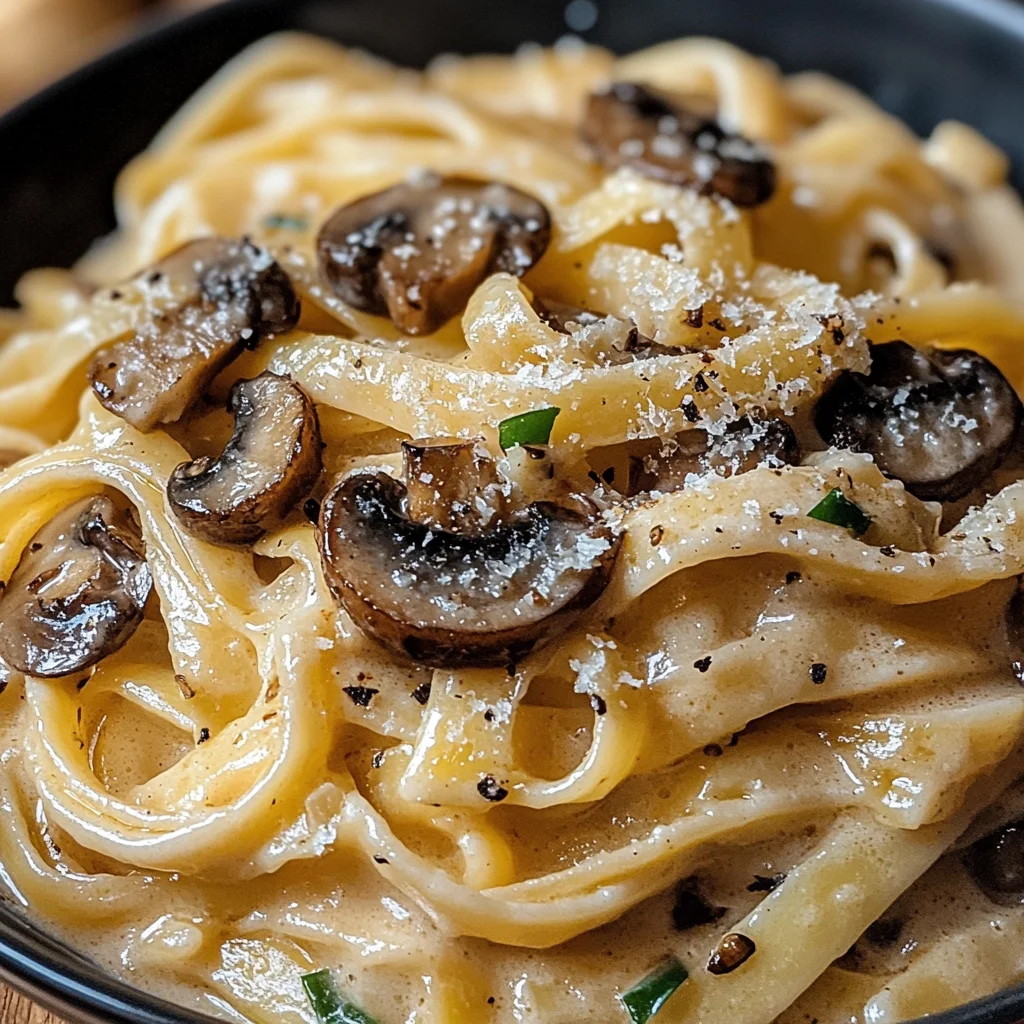 Caramelized Leek and Mushroom Gruyere Pasta