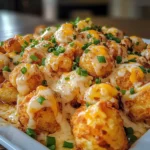 Cheddar Ranch Chicken Tater Tot Bake is a must-try!