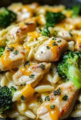 Cheesy Chicken Broccoli Orzo