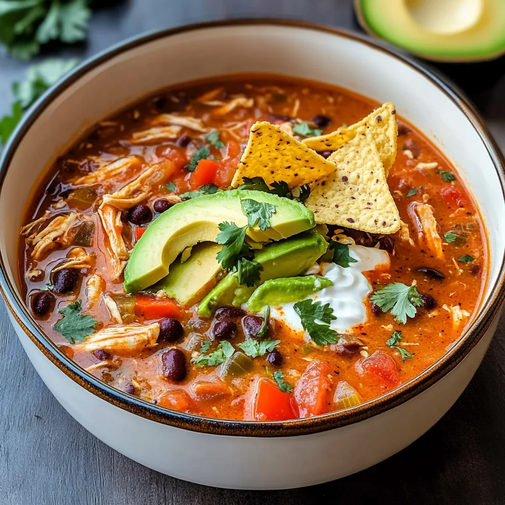 Chicken Tomato Rice Soup