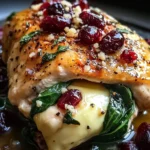 Cranberry & Spinach Stuffed Chicken with Brie: An Amazing Ultimate Recipe