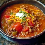 Crock Pot Stuffed Pepper Soup
