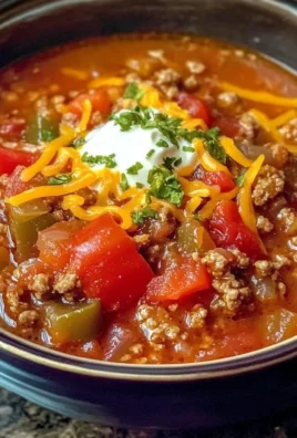 Crock Pot Stuffed Pepper Soup