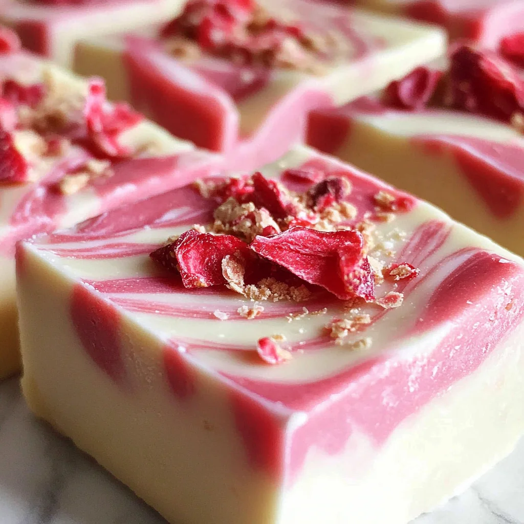 Easy White Chocolate Strawberry Fudge
