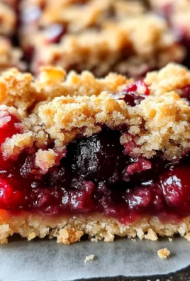 Quick Cherry Crumble Bars