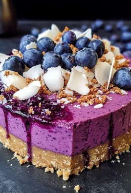 BLUEBERRY ACAI CHEESECAKE