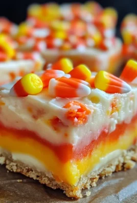 Candy Corn Cookie Bars Recipe!