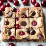 Cherry Chocolate Chip Blondies