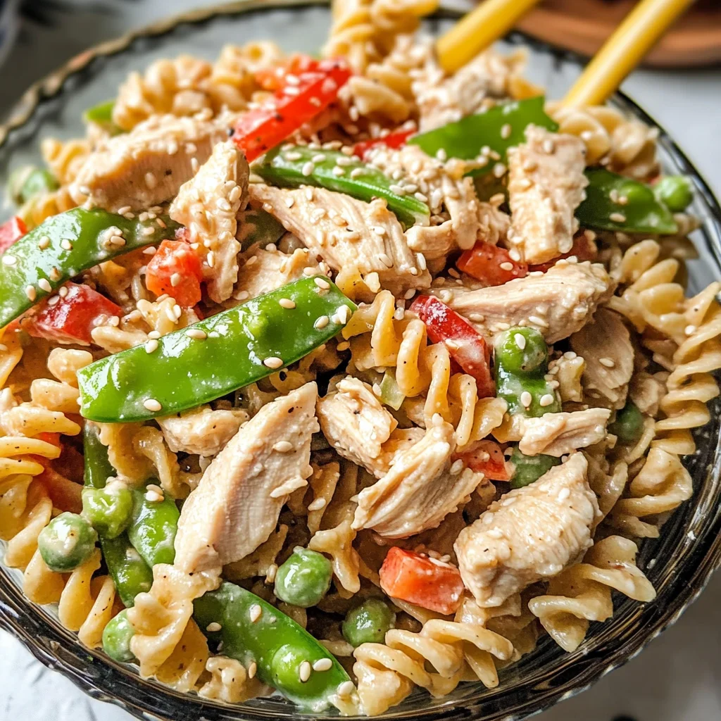 Chinese Chicken Pasta Salad