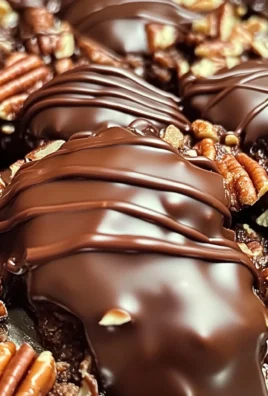 Chocolate Pecan Turtle Clusters