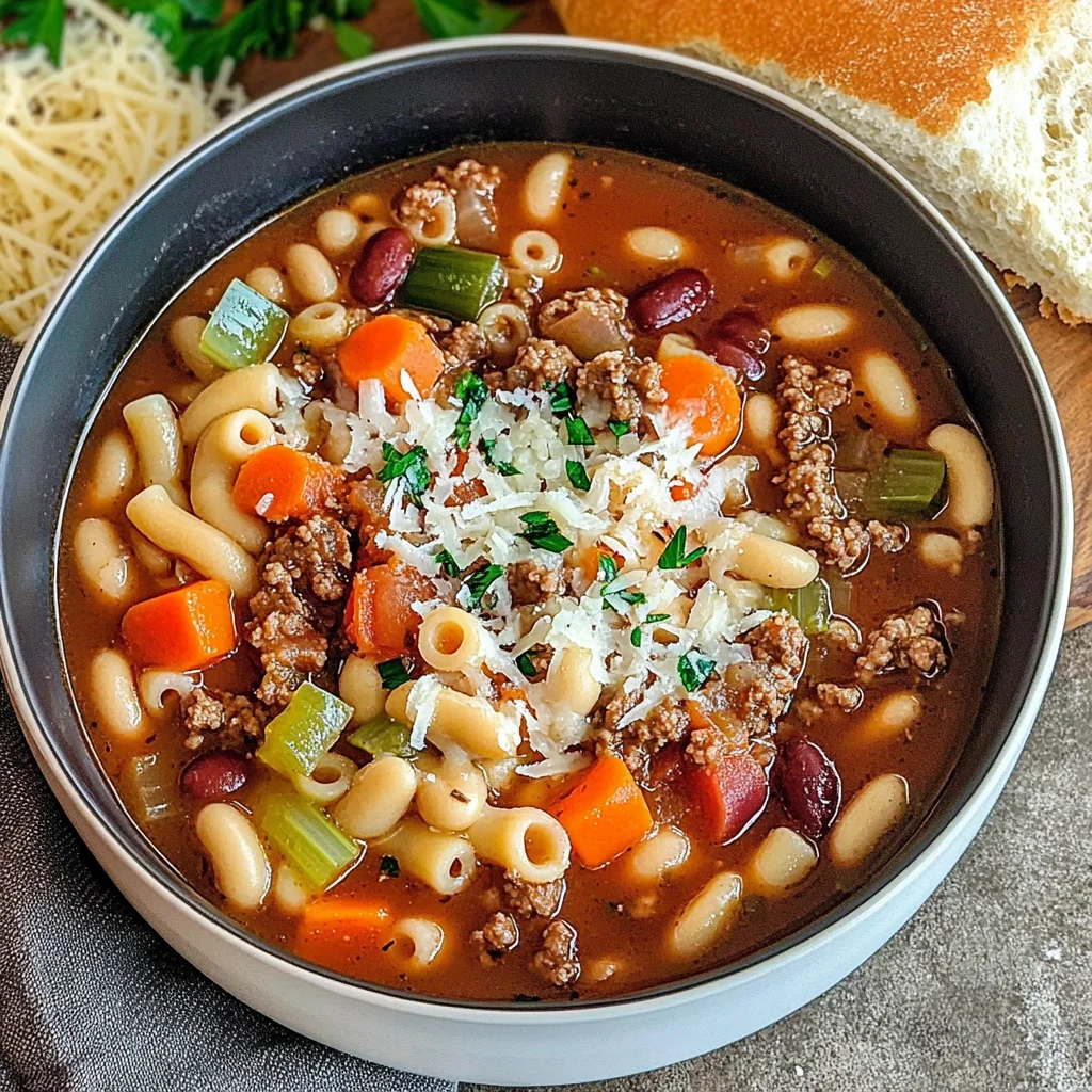 Copycat Olive Garden Pasta E Fagioli Soup