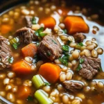 Cozy Beef and Barley Soup