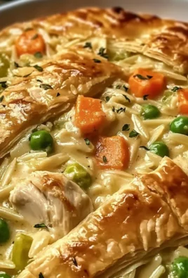 Creamy Chicken Pot Pie Orzo