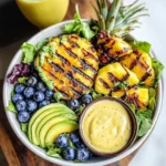 Creamy Citrus Dressing + Grilled Pineapple Salad