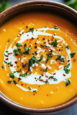 Easy Butternut Squash and Sweet Potato Soup