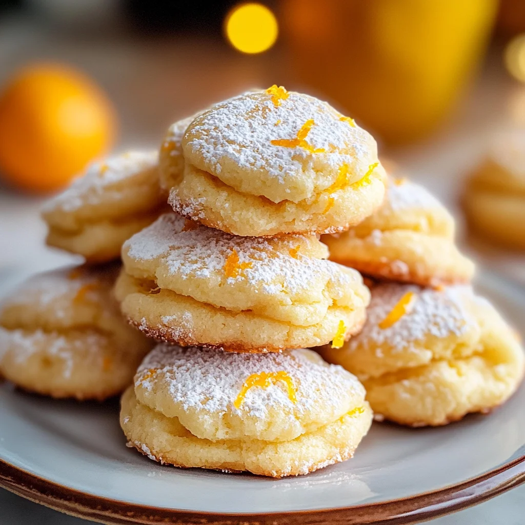 Easy Christmas Cookies with Orange Juice