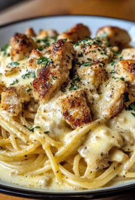 Easy Creamy Cajun Chicken Spaghetti with Garlic Mozzarella Sauce