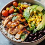 Honey Chipotle Chicken Rice Bowls