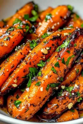 Honey Garlic Butter Roasted Carrots