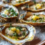 Lemon Butter Grilled Oysters