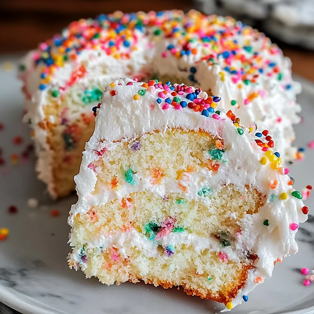 Light Funfetti Angel Food Cake - Alrightwithme