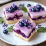 Mini Lavender Blueberry Cakes