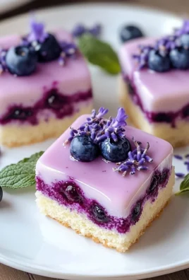 Mini Lavender Blueberry Cakes