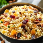 One Pot Simple Moroccan Saffron Rice Pilaf
