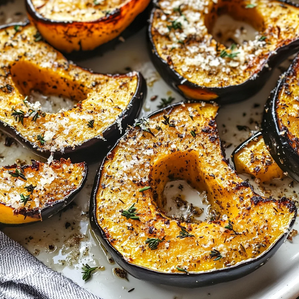Parmesan Herb Roasted Acorn Squash