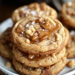 Salted Caramel Crunch Cookies