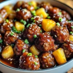 Sweet and sour meatballs