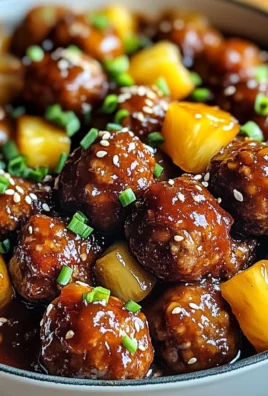 Sweet and sour meatballs