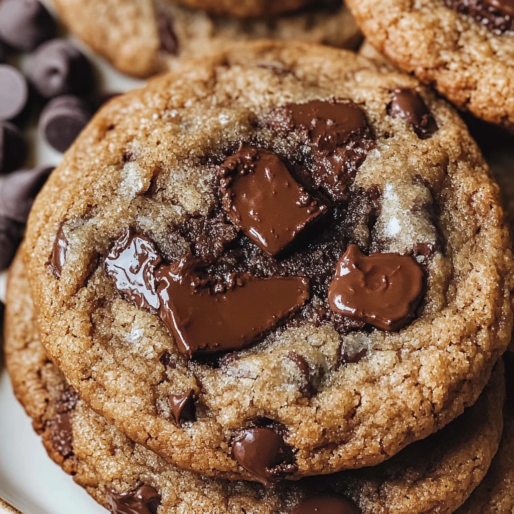 Thick Espresso Chocolate Chip Cookies