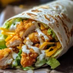 crispy chicken ranch snack wrap