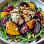 Beet and Burrata Salad with Pine Nuts: The Salad That Makes You Feel Fancy AF